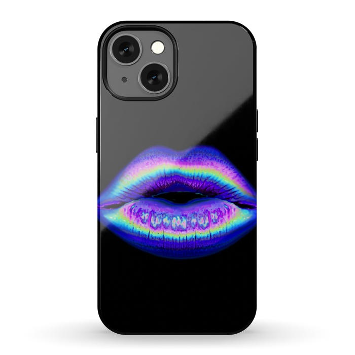 iPhone 13 StrongFit purple lips by haroulita