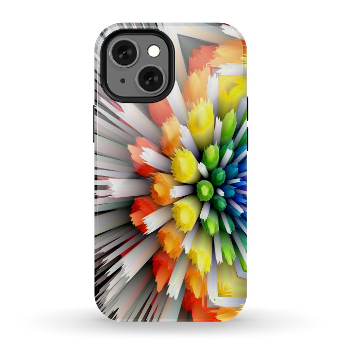 iPhone 13 mini StrongFit rainbow by haroulita