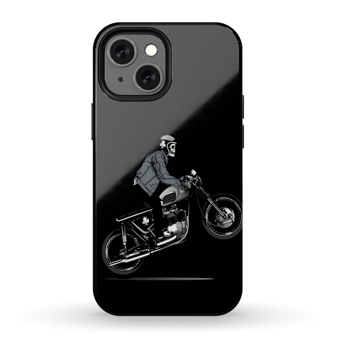 iPhone 13 mini StrongFit skull biker x by haroulita