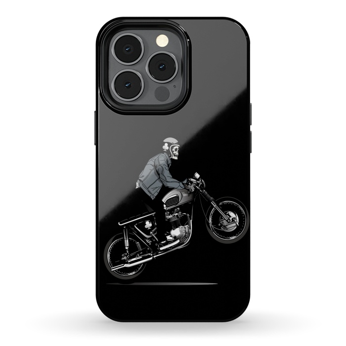iPhone 13 pro StrongFit skull biker x by haroulita