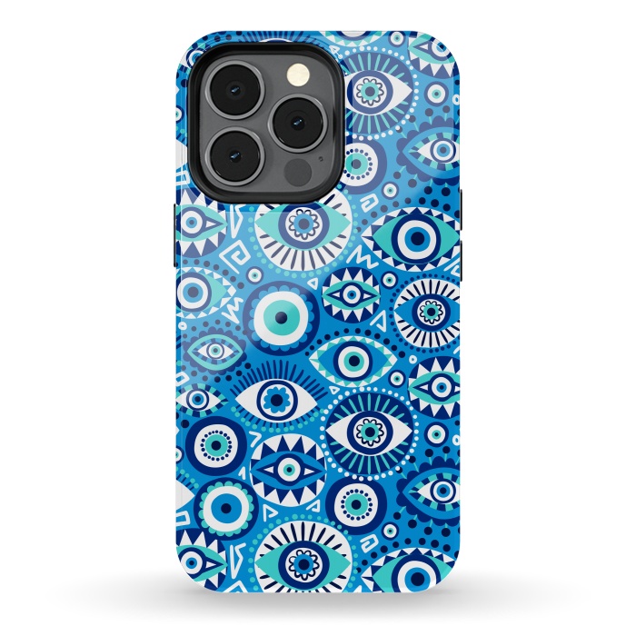 iPhone 13 pro StrongFit Evil eye by Laura Grant