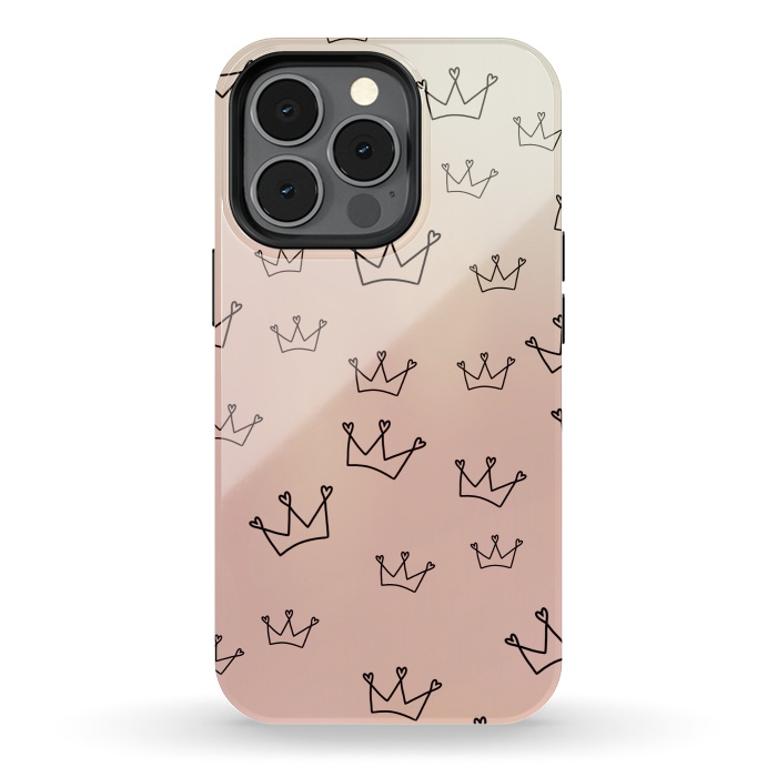 iPhone 13 pro StrongFit Crown heart by Jms
