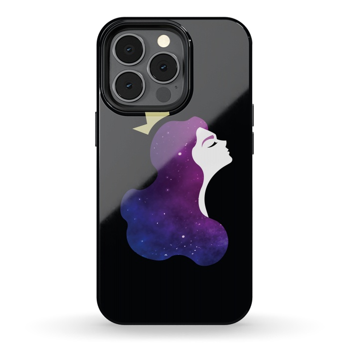 iPhone 13 pro StrongFit Galaxy princess by Laura Nagel