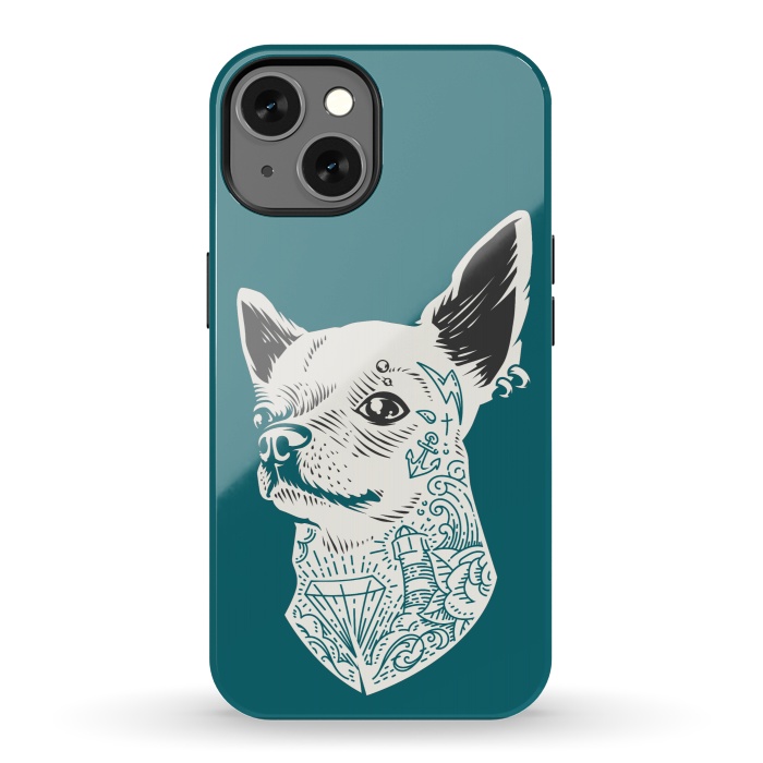 iPhone 13 StrongFit Tattooed Chihuahua by Winston