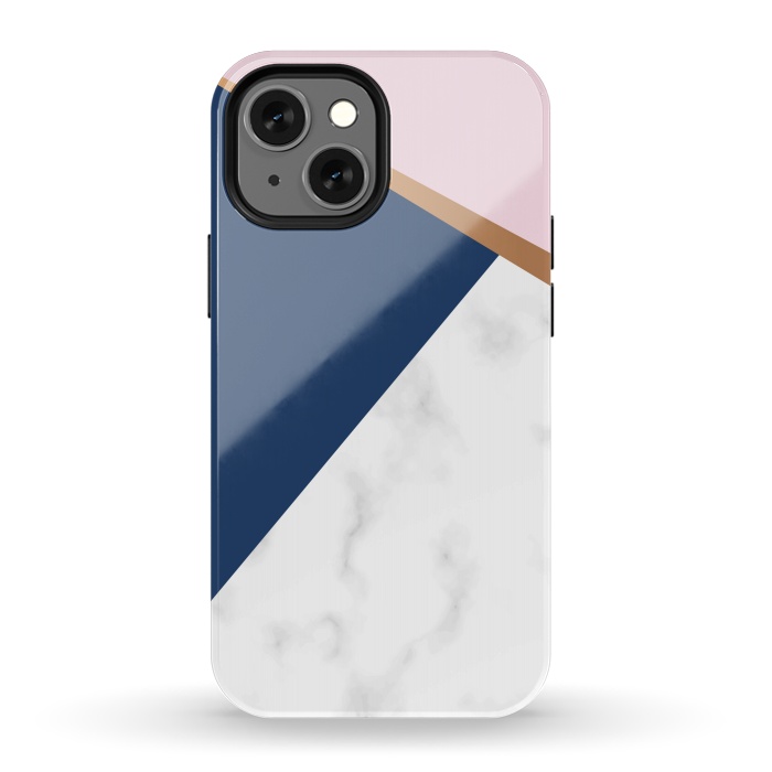 iPhone 13 mini StrongFit Marble geometric design I by ArtsCase