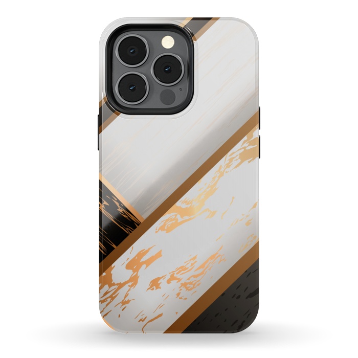 iPhone 13 pro StrongFit Marble Geometric Design VII by ArtsCase