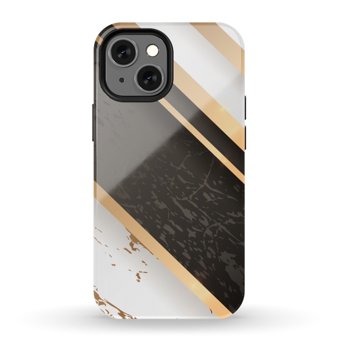 iPhone 13 mini StrongFit Marble Geometric Design VIII by ArtsCase