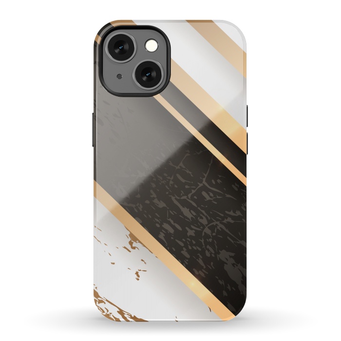 iPhone 13 StrongFit Marble Geometric Design VIII by ArtsCase