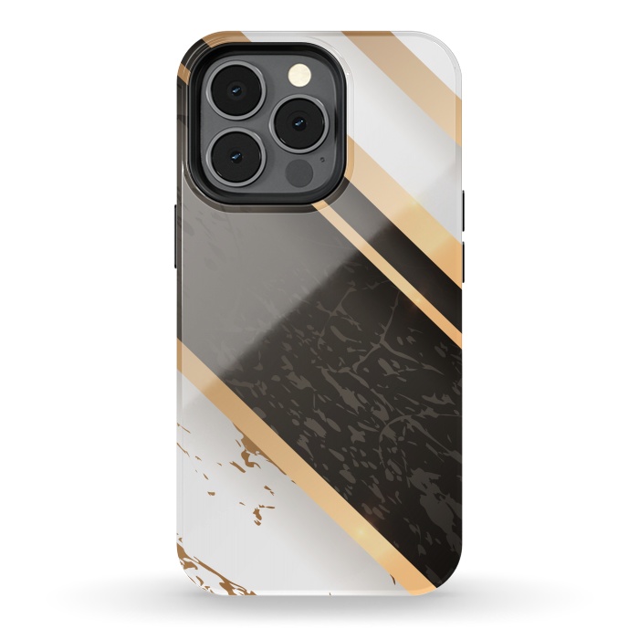 iPhone 13 pro StrongFit Marble Geometric Design VIII by ArtsCase