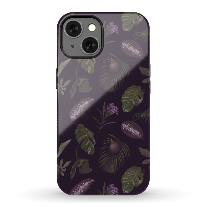 iPhone 13 StrongFit Tropical Figs by Tishya Oedit