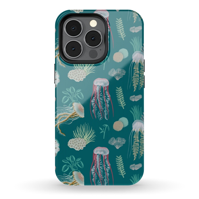 iPhone 13 pro StrongFit Jellyfish by Tishya Oedit