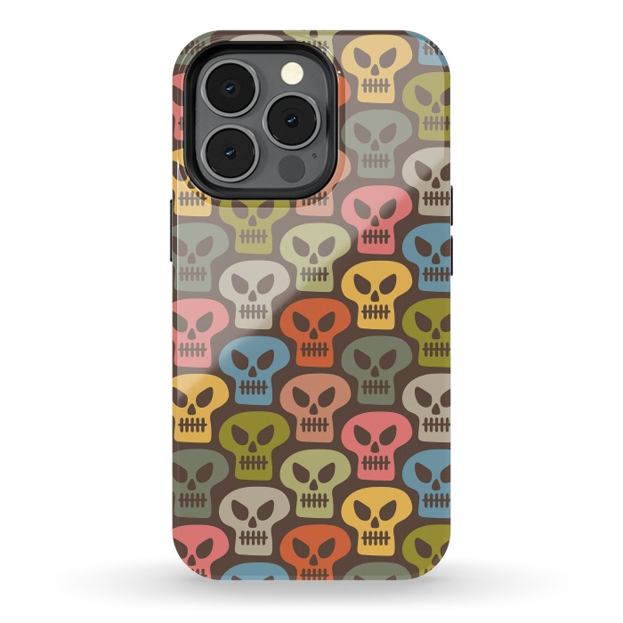 iPhone 13 pro StrongFit Skulls by Majoih