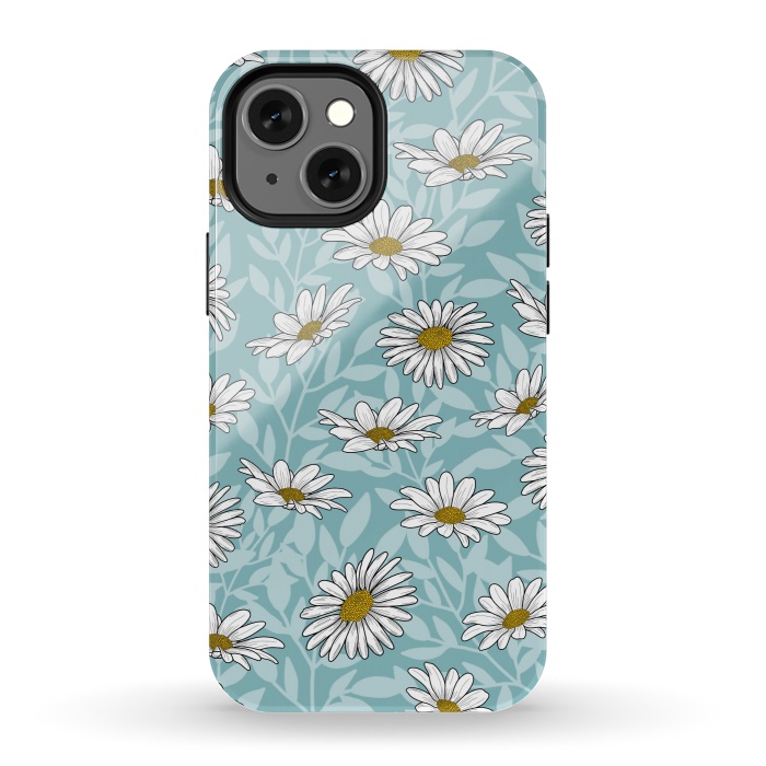iPhone 13 mini StrongFit Daisy pattern by Jms