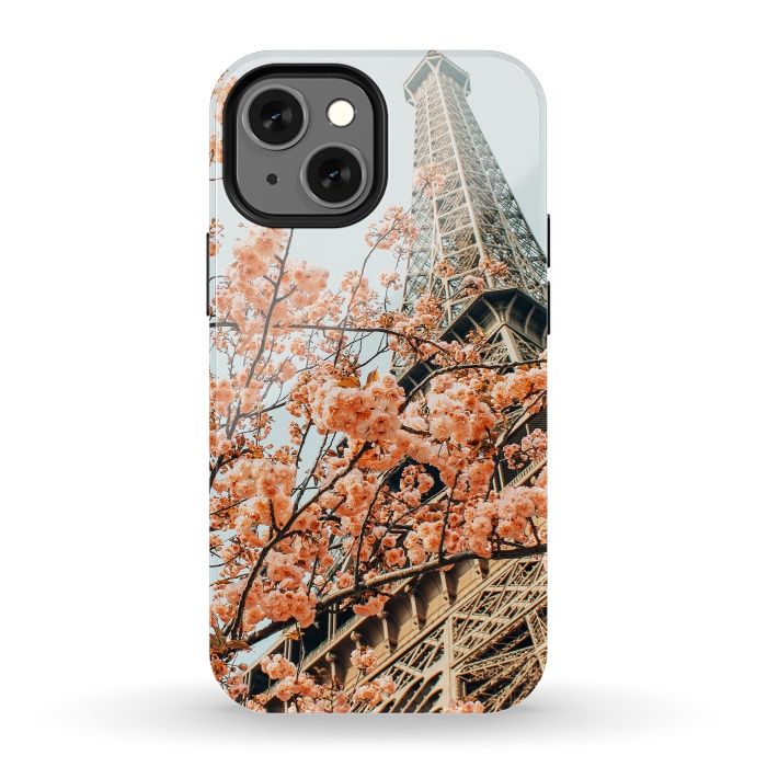 iPhone 13 mini StrongFit Paris in Spring | Travel Photography Eifel Tower | Wonder Building Architecture Love by Uma Prabhakar Gokhale