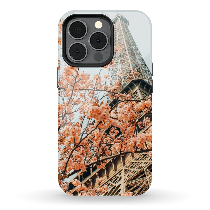 iPhone 13 pro StrongFit Paris in Spring | Travel Photography Eifel Tower | Wonder Building Architecture Love by Uma Prabhakar Gokhale