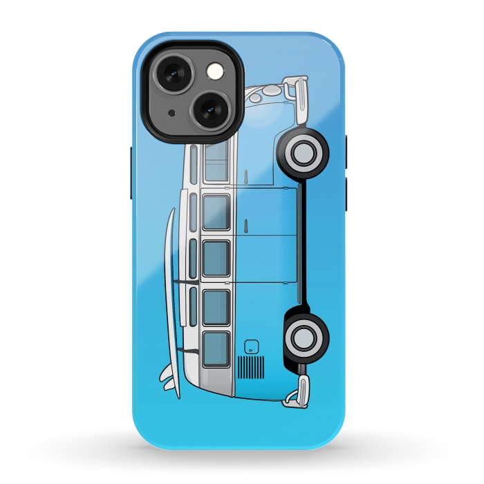 iPhone 13 mini StrongFit Van Life - Blue by Mitxel Gonzalez