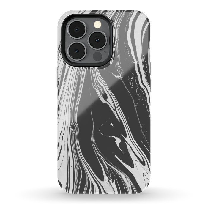 iPhone 13 pro StrongFit bw marble x by haroulita
