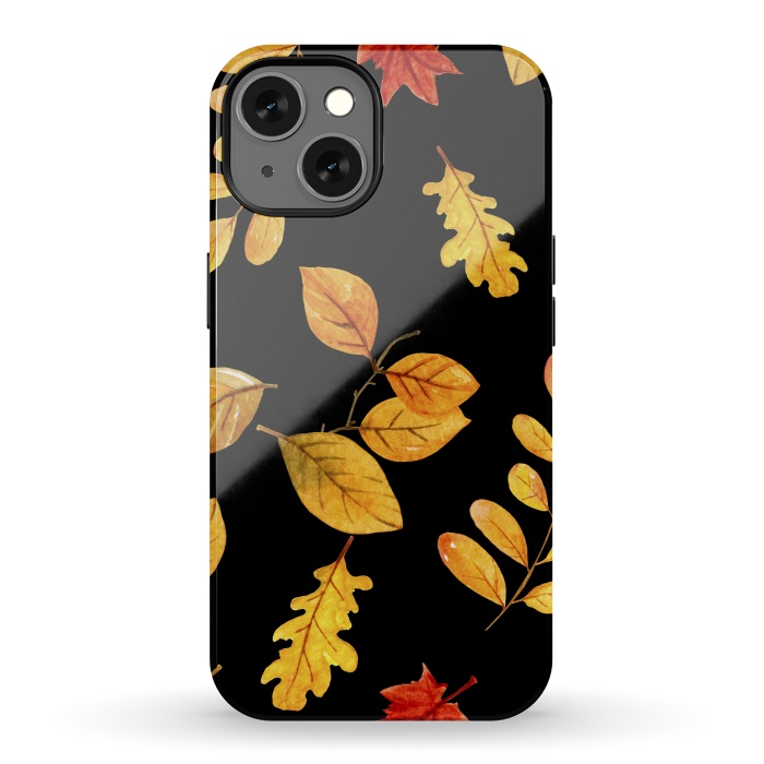 iPhone 13 StrongFit fall leaves x by haroulita