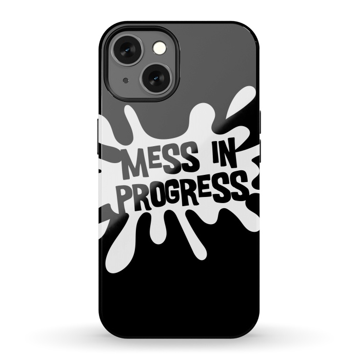 iPhone 13 StrongFit Mess in Progress II by Majoih