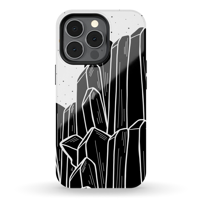iPhone 13 pro StrongFit The black cystal by Steve Wade (Swade)