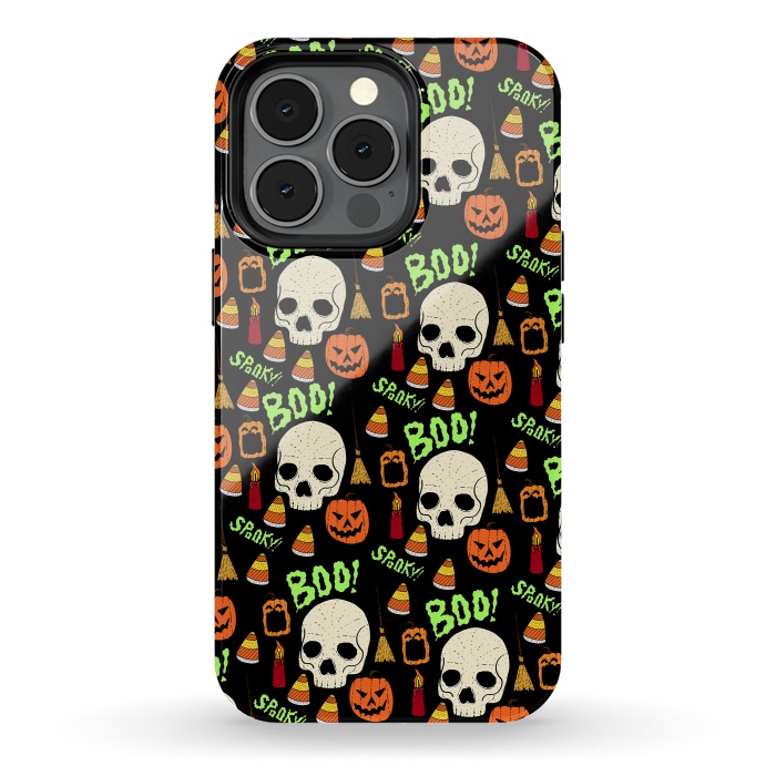 iPhone 13 pro StrongFit Halloween pattern by Steve Wade (Swade)