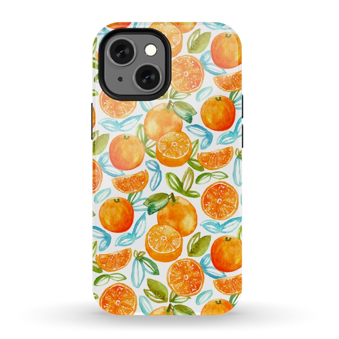 iPhone 13 mini StrongFit Oranges  by Tigatiga