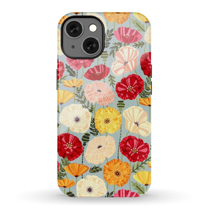 iPhone 13 StrongFit Iceland Poppies  by Tigatiga