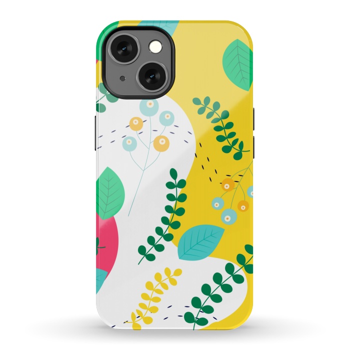 iPhone 13 StrongFit ABSTRACT FLORAL PATTERN 3  by MALLIKA