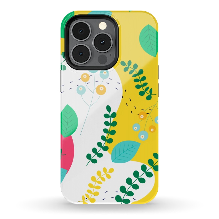 iPhone 13 pro StrongFit ABSTRACT FLORAL PATTERN 3  by MALLIKA