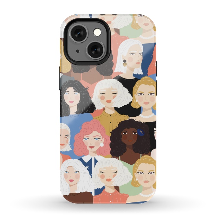 iPhone 13 mini StrongFit Girls Diversity by Jelena Obradovic