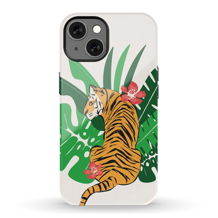 iPhone 13 StrongFit Tiger 011 by Jelena Obradovic
