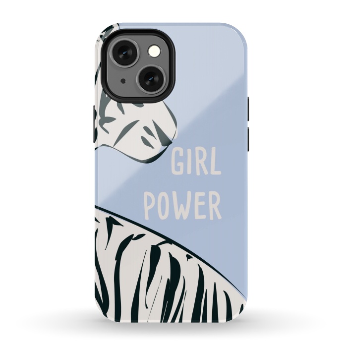 iPhone 13 mini StrongFit Girl Power, blue by Jelena Obradovic