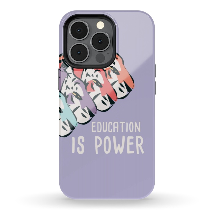 iPhone 13 pro StrongFit Education is power, tigers by Jelena Obradovic