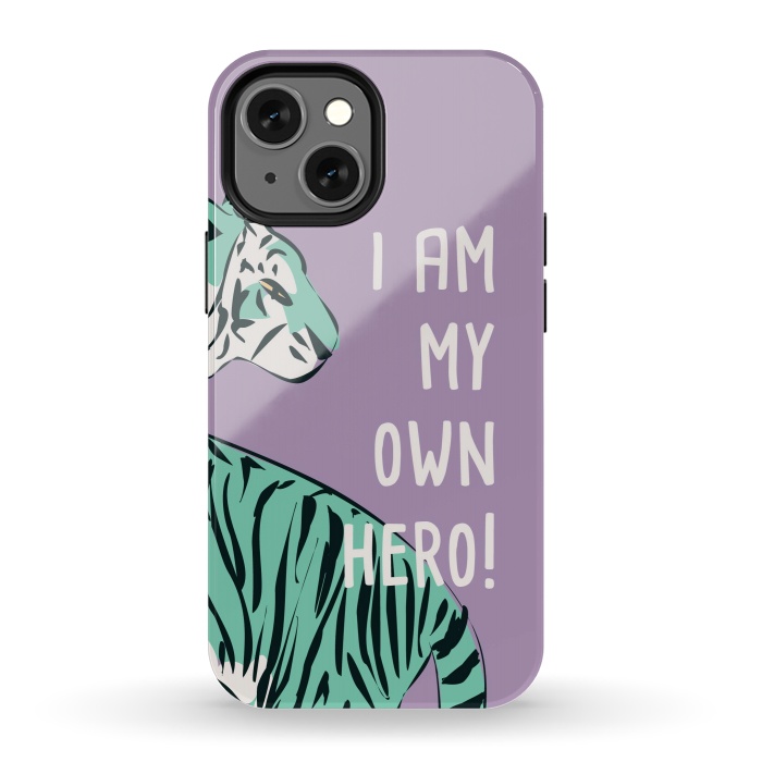 iPhone 13 mini StrongFit I am my own hero by Jelena Obradovic