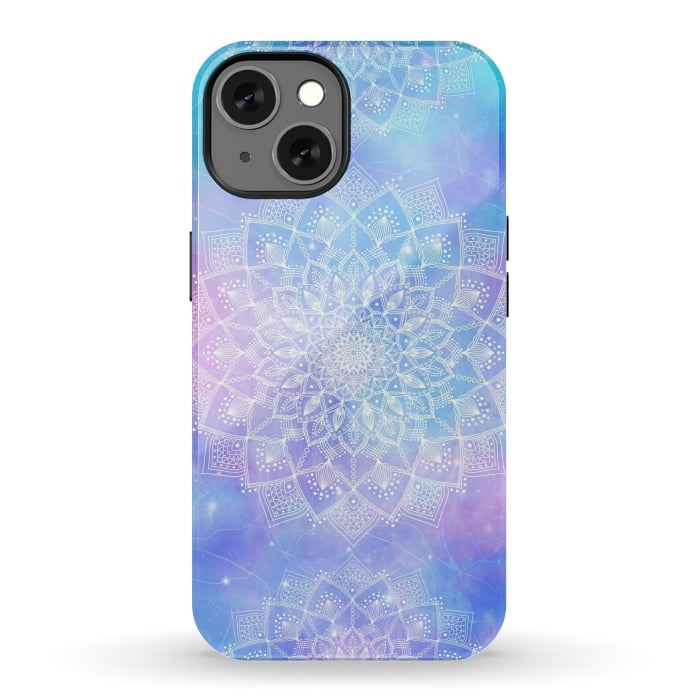 iPhone 13 StrongFit Galaxy mandala pastel by Jms