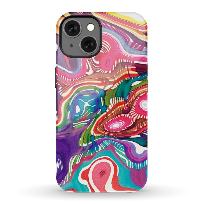 iPhone 13 StrongFit Dreaming shapes by Ninola Design