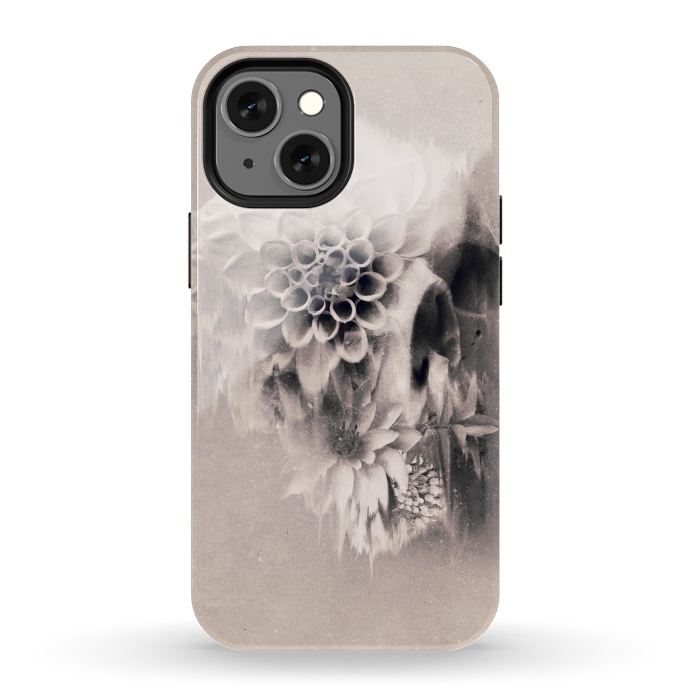 iPhone 13 mini StrongFit Decay Skull by Ali Gulec