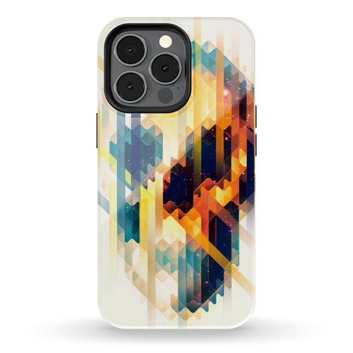 iPhone 13 pro StrongFit Skull Lava by Ali Gulec