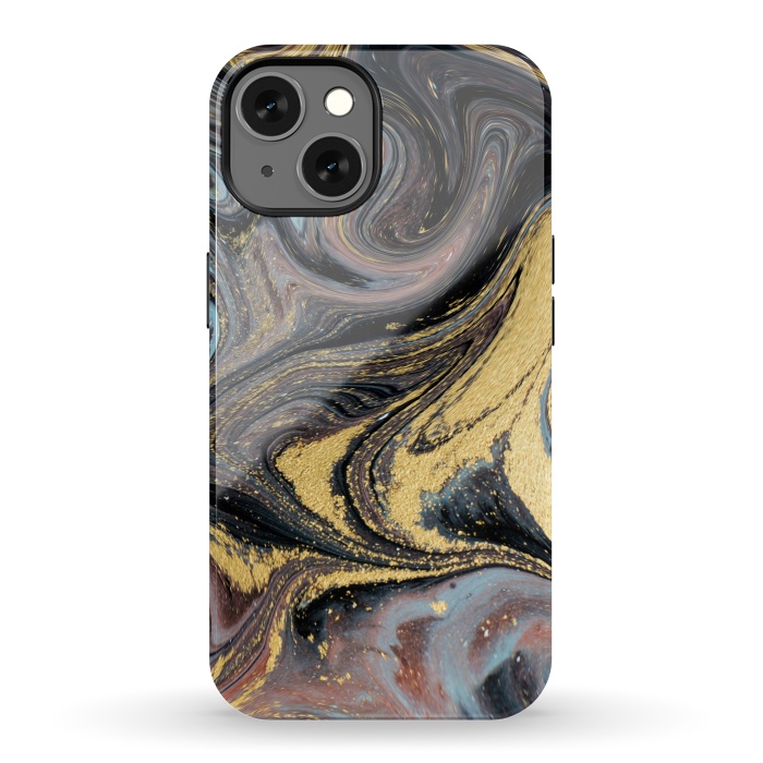 iPhone 13 StrongFit Liquid Marble Design IV by ArtsCase