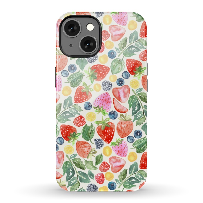 iPhone 13 StrongFit Summer Berries by Tigatiga