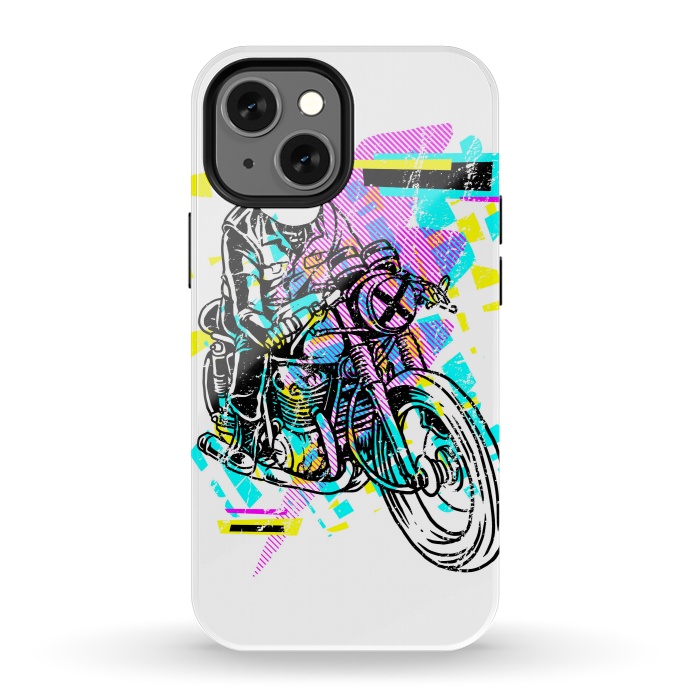 iPhone 13 mini StrongFit Pop Biker by Afif Quilimo