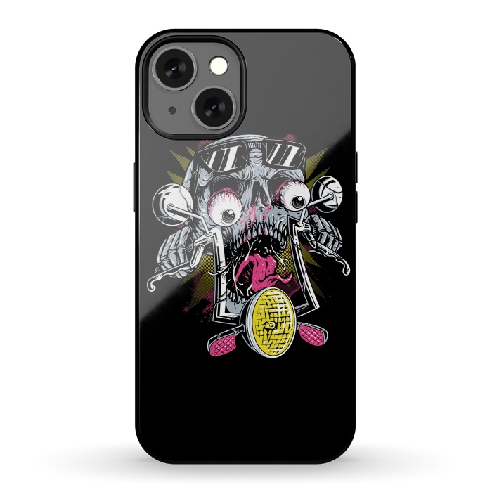iPhone 13 StrongFit Skull Biker 3 by Afif Quilimo