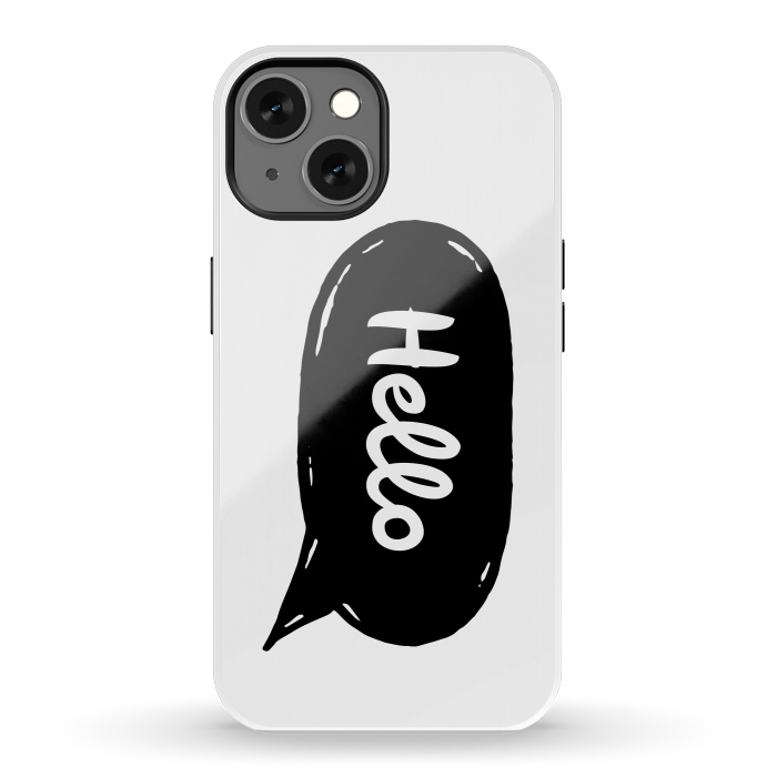 iPhone 13 StrongFit Hello by Laura Nagel