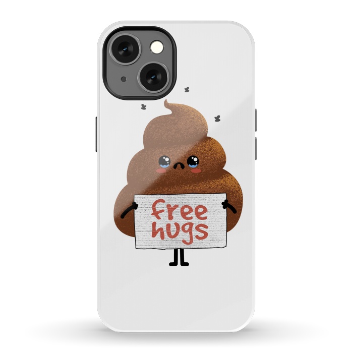 iPhone 13 StrongFit Free Hugs Poop by Afif Quilimo
