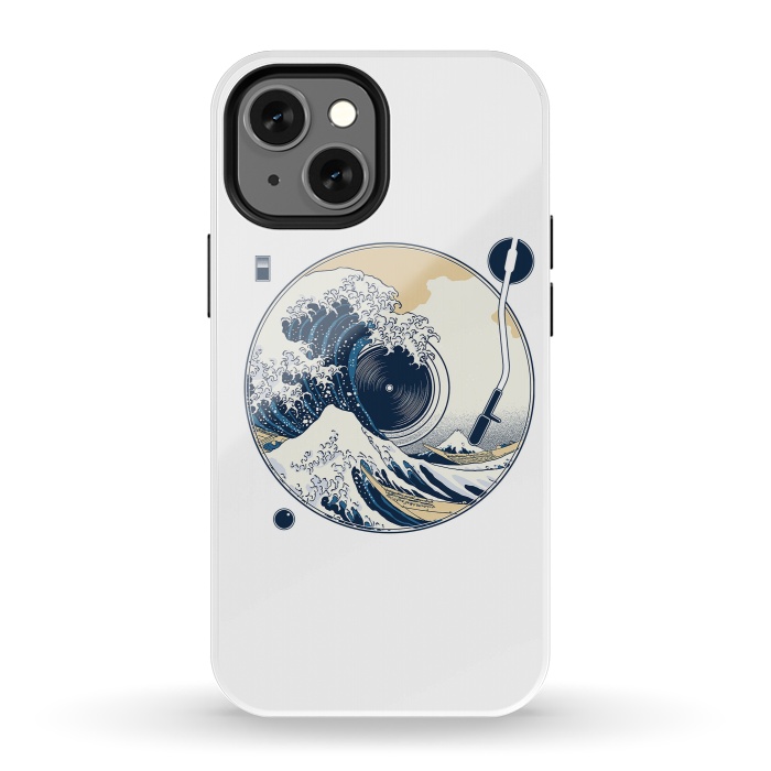 iPhone 13 mini StrongFit The Great Wave off Sound by Afif Quilimo