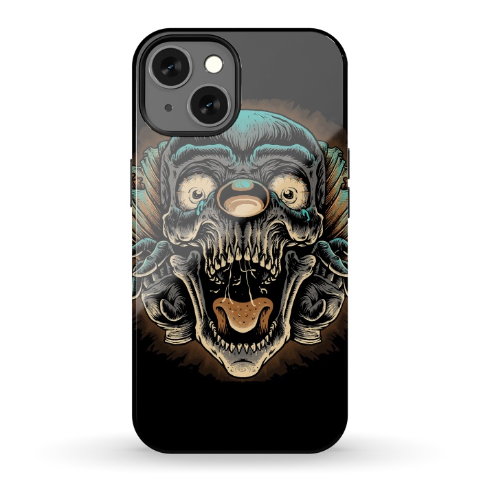 iPhone 13 StrongFit Scary Clown by Afif Quilimo
