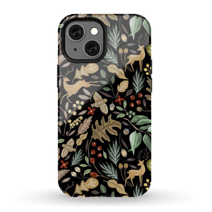 iPhone 13 mini StrongFit Christmas Nature by Mmartabc