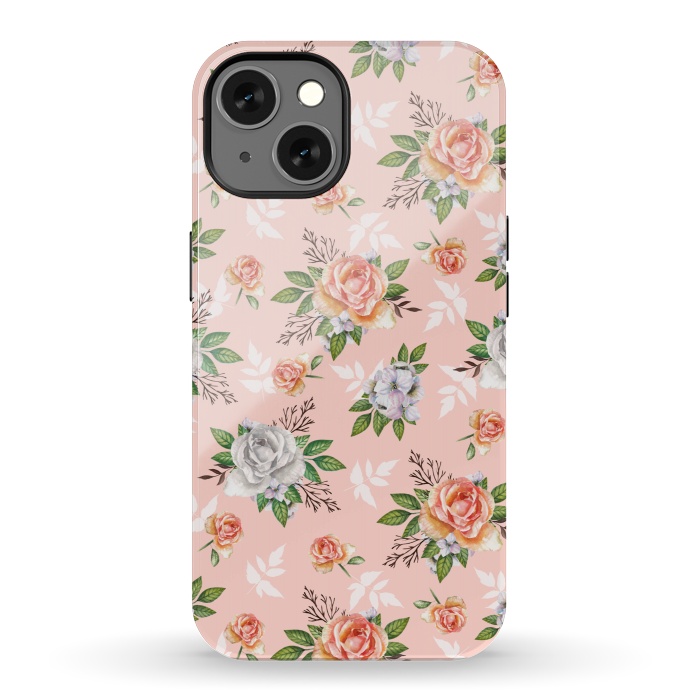 iPhone 13 StrongFit Vintage roses by Julia Badeeva
