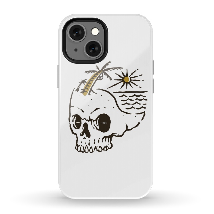 iPhone 13 mini StrongFit Skull Island by Afif Quilimo