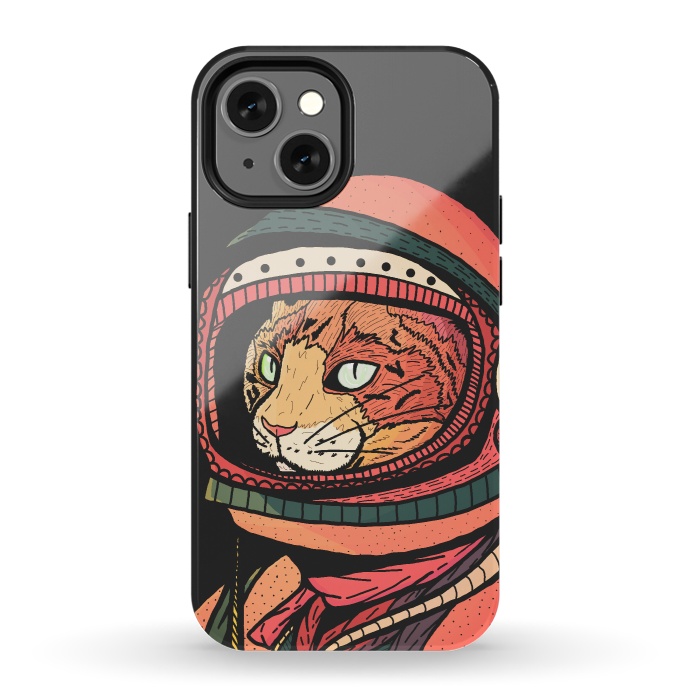 iPhone 13 mini StrongFit The ginger space cat by Steve Wade (Swade)
